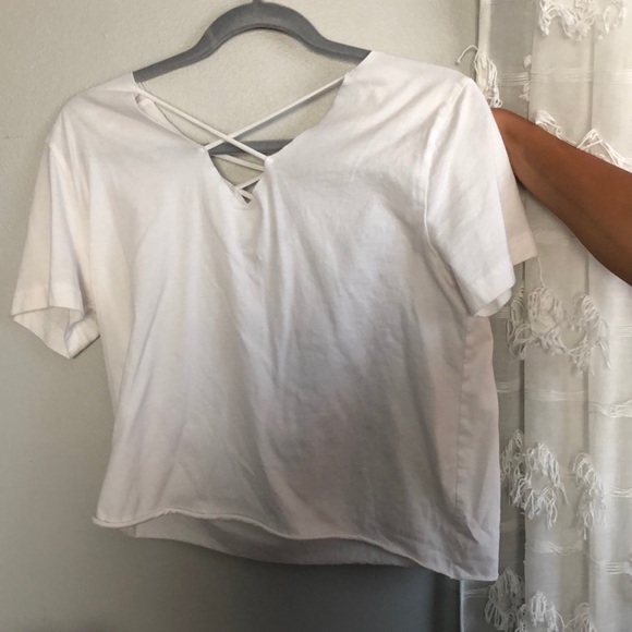 VS PINK cross tie shirt - Picture 2 of 3